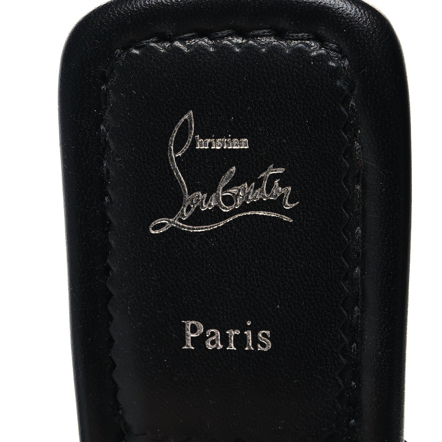 Christian Louboutin Calfskin Miss Spika Club Sandals 37 Black 7 of 8