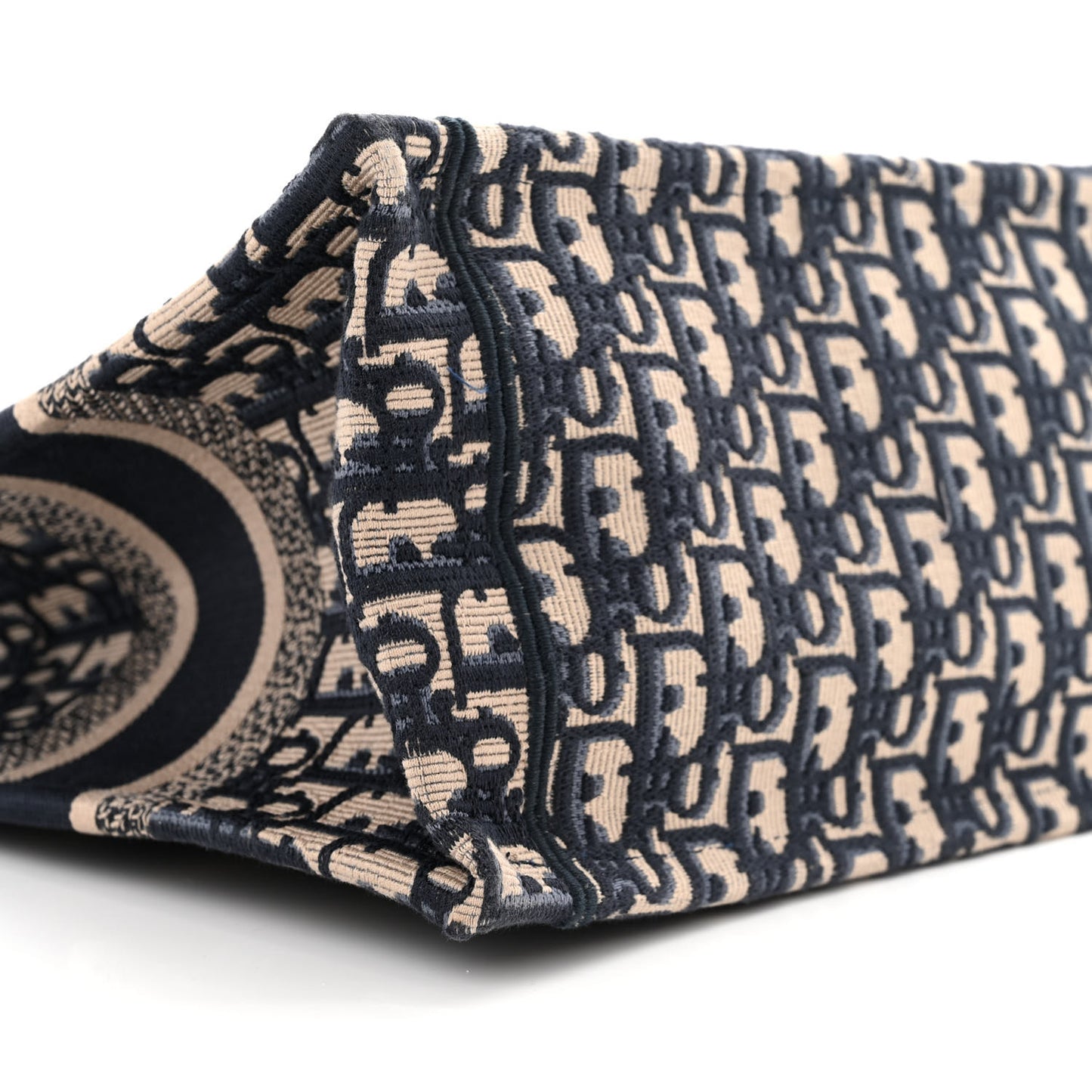 Oblique Small Book Tote Blue Multicolor