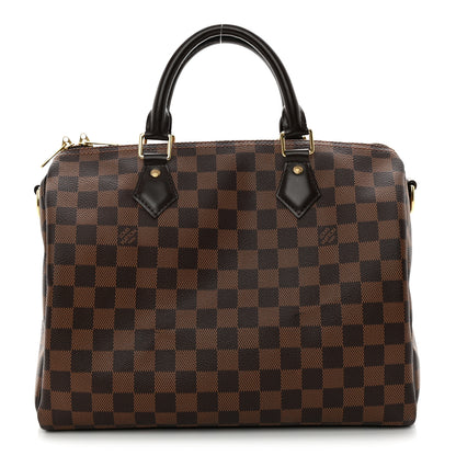 Louis Vuitton Damier Ebene Speedy Bandouliere 30 1 of 10