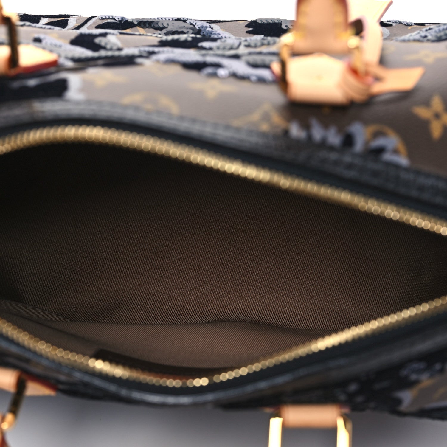 Louis Vuitton Monogram Fleur De Jais Sequins Speedy 30 5 of 10