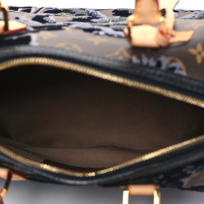 Louis Vuitton Monogram Fleur De Jais Sequins Speedy 30 5 of 10