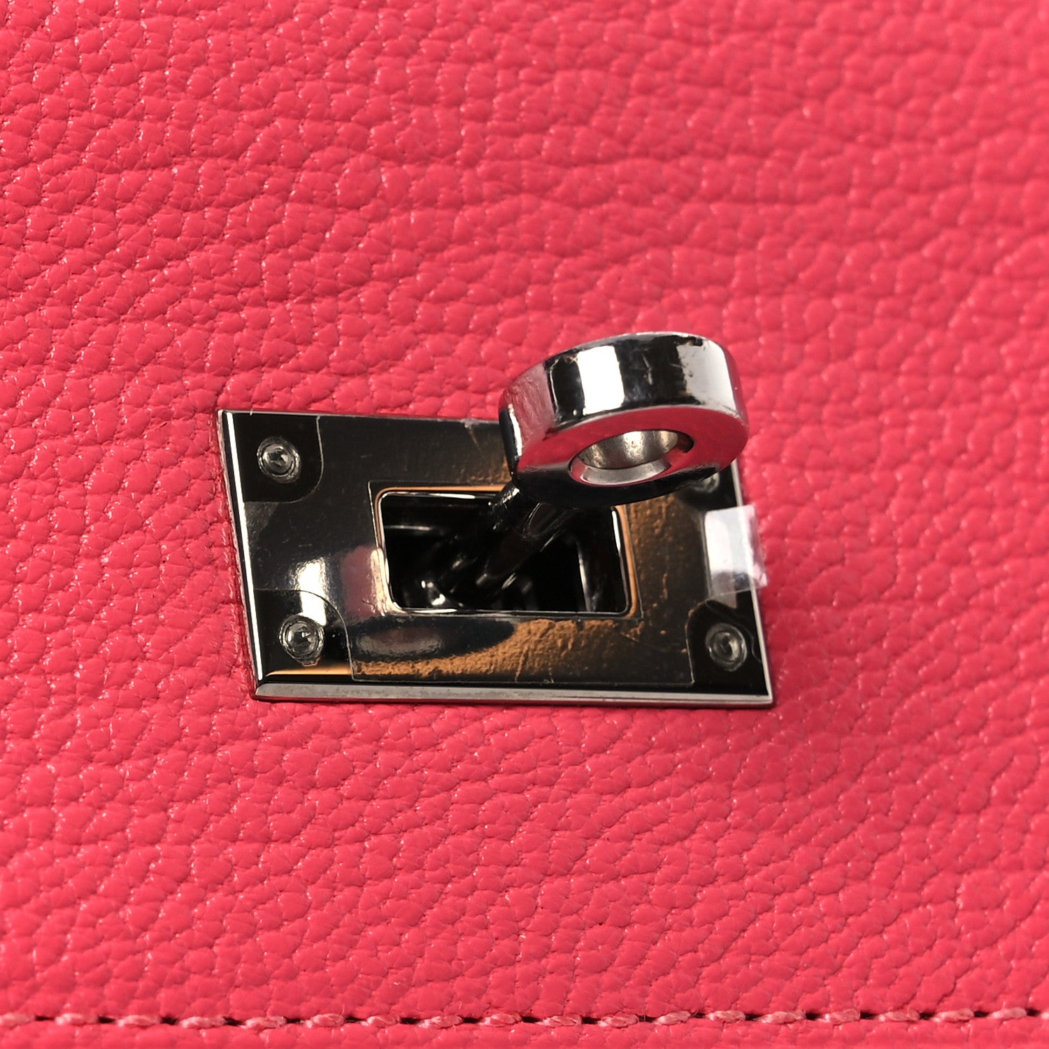 Hermes Chevre Mysore Kelly Longue Wallet Rose Azalee 14 of 14