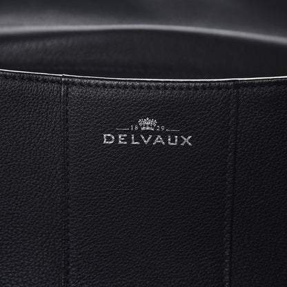 Delvaux Grained Calfskin GM Brillant Satchel Black 7 of 8