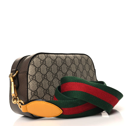 Gucci GG Supreme Monogram Web Neo Vintage Shoulder Bag Beige New Acero Crop 2 of 10