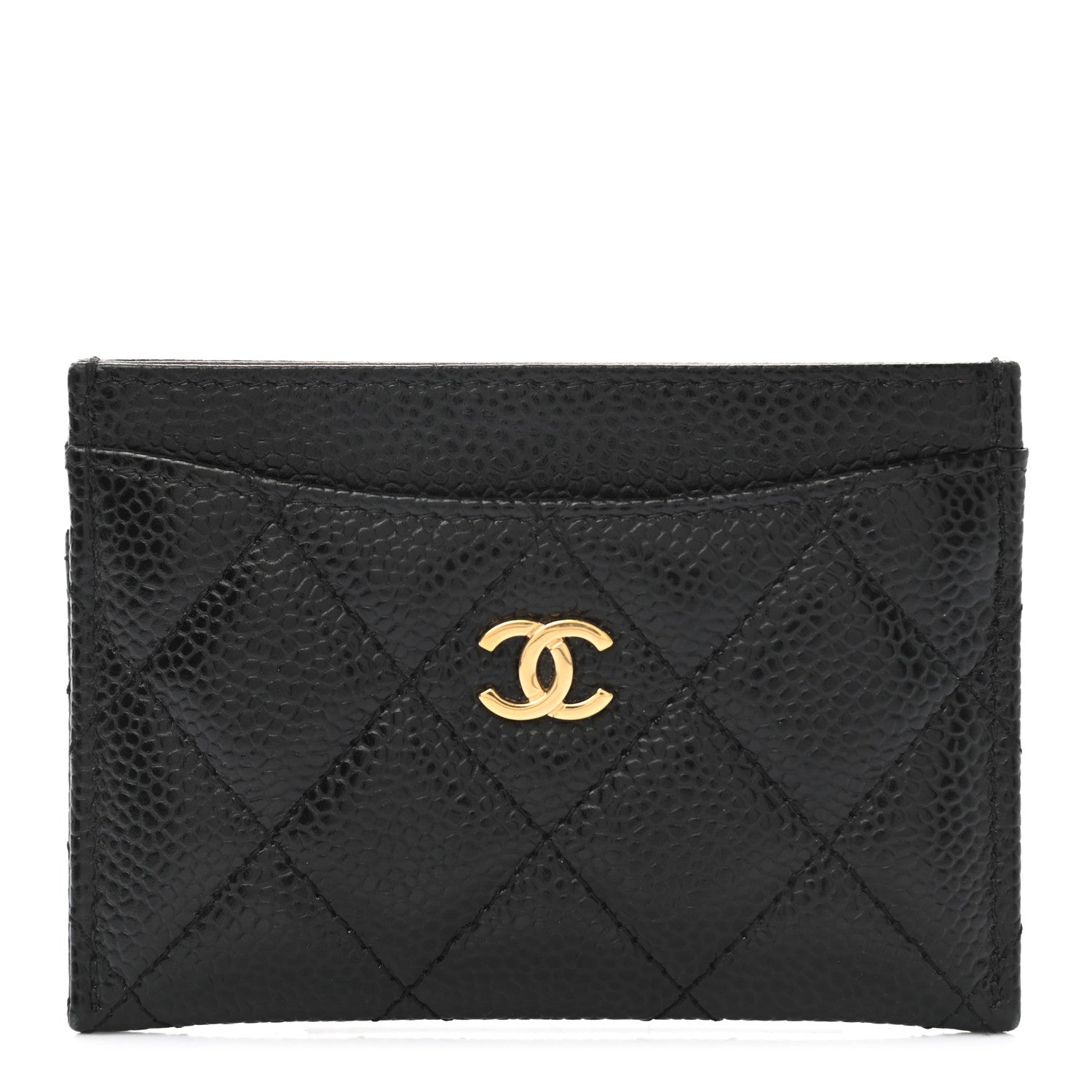 Chanel Caviar Quilted Card Holder Black 1 of 8