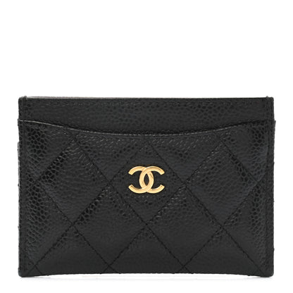 Chanel Caviar Quilted Card Holder Black 1 of 8