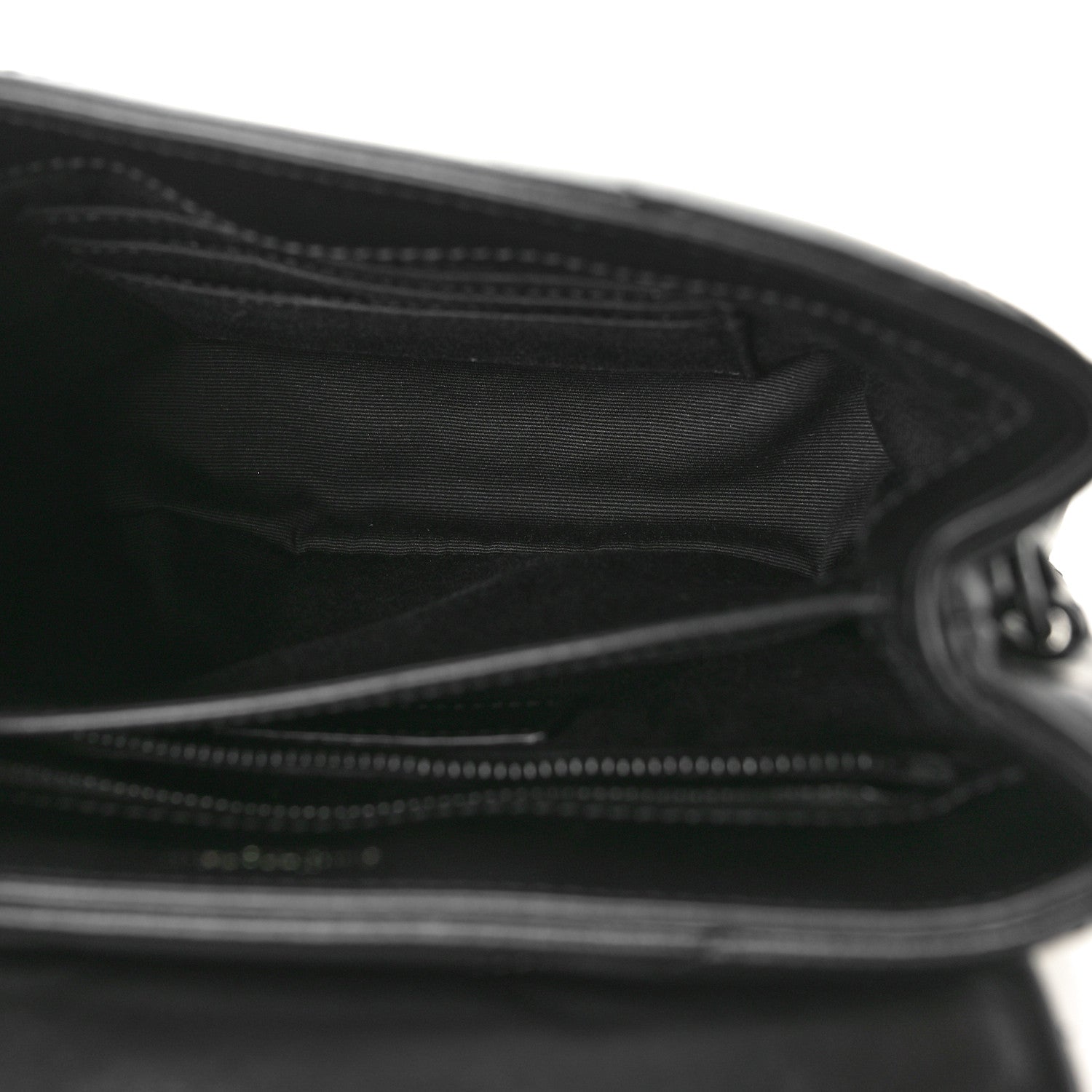 Saint Laurent Calfskin Y Quilted Monogram Monochrome Toy Loulou Crossbody Bag Black 5 of 10