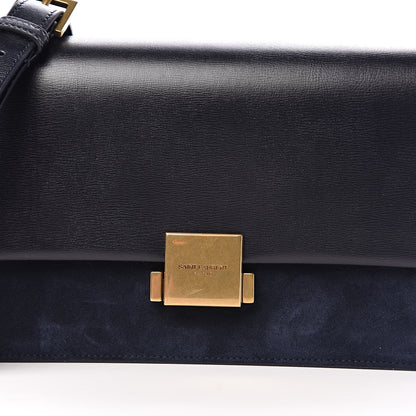 Saint Laurent Smooth Calfskin Suede Medium Bellechasse Navy 10 of 10