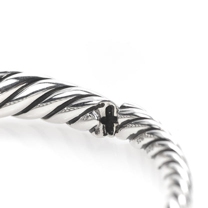 David Yurman Sterling Silver 17mm Pure Form Cable Bracelet 5 of 5
