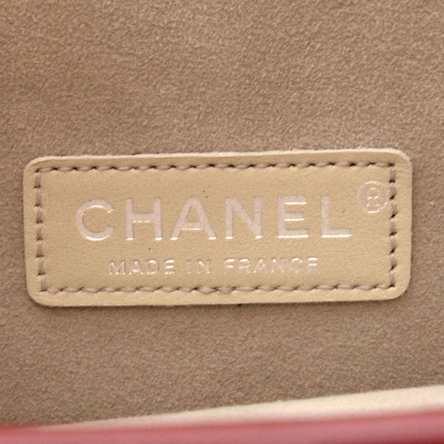 Lambskin Quilted Clutch Red
