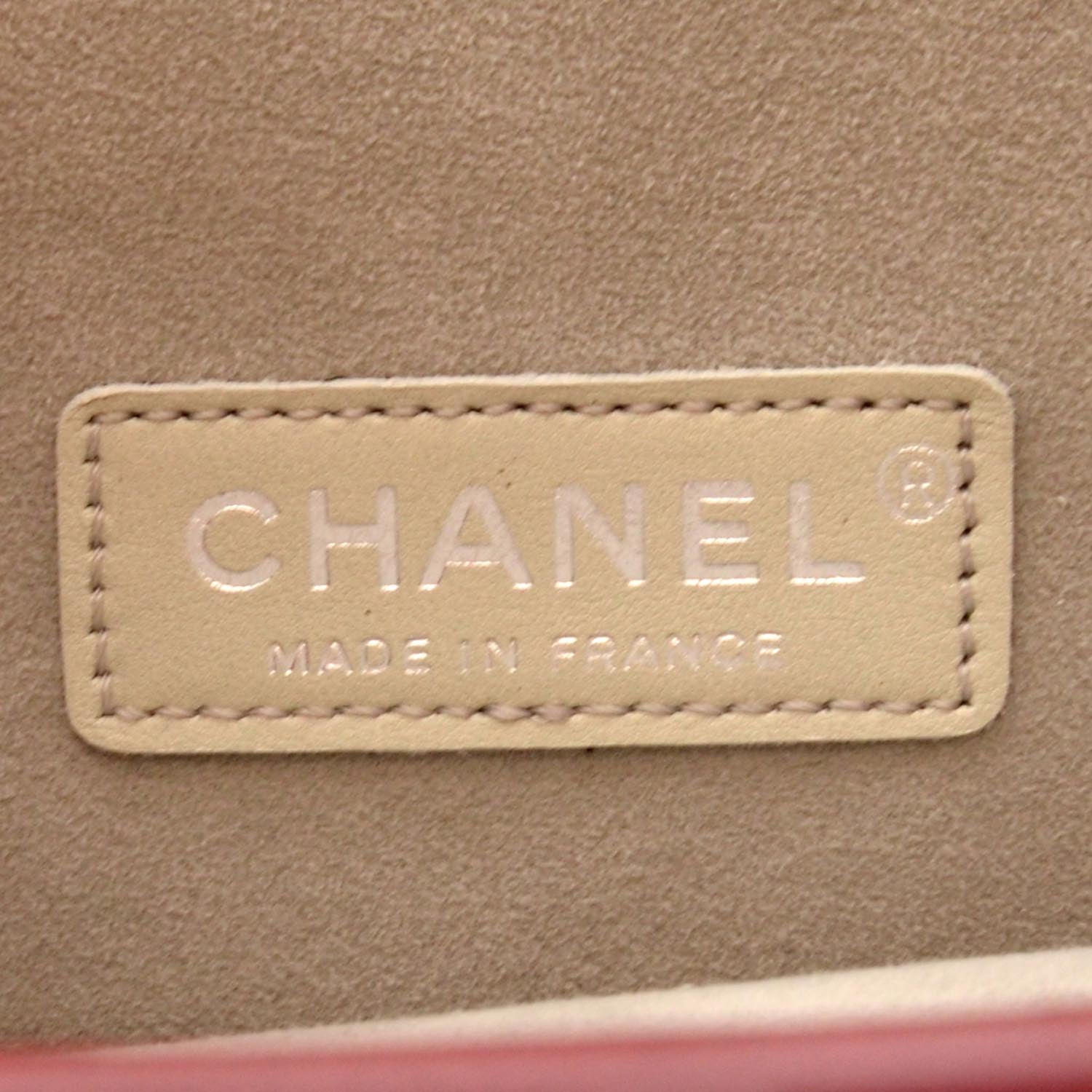 Chanel Lambskin Quilted Clutch Red 5 of 8
