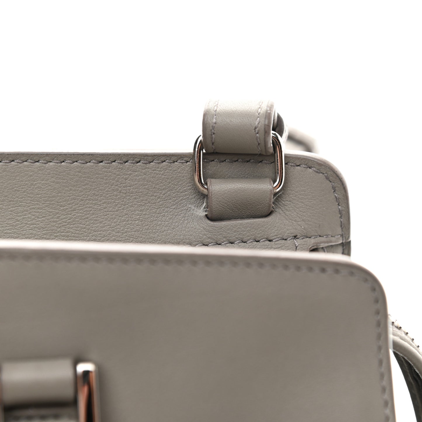 Calfskin Monogram Baby Cabas Fog