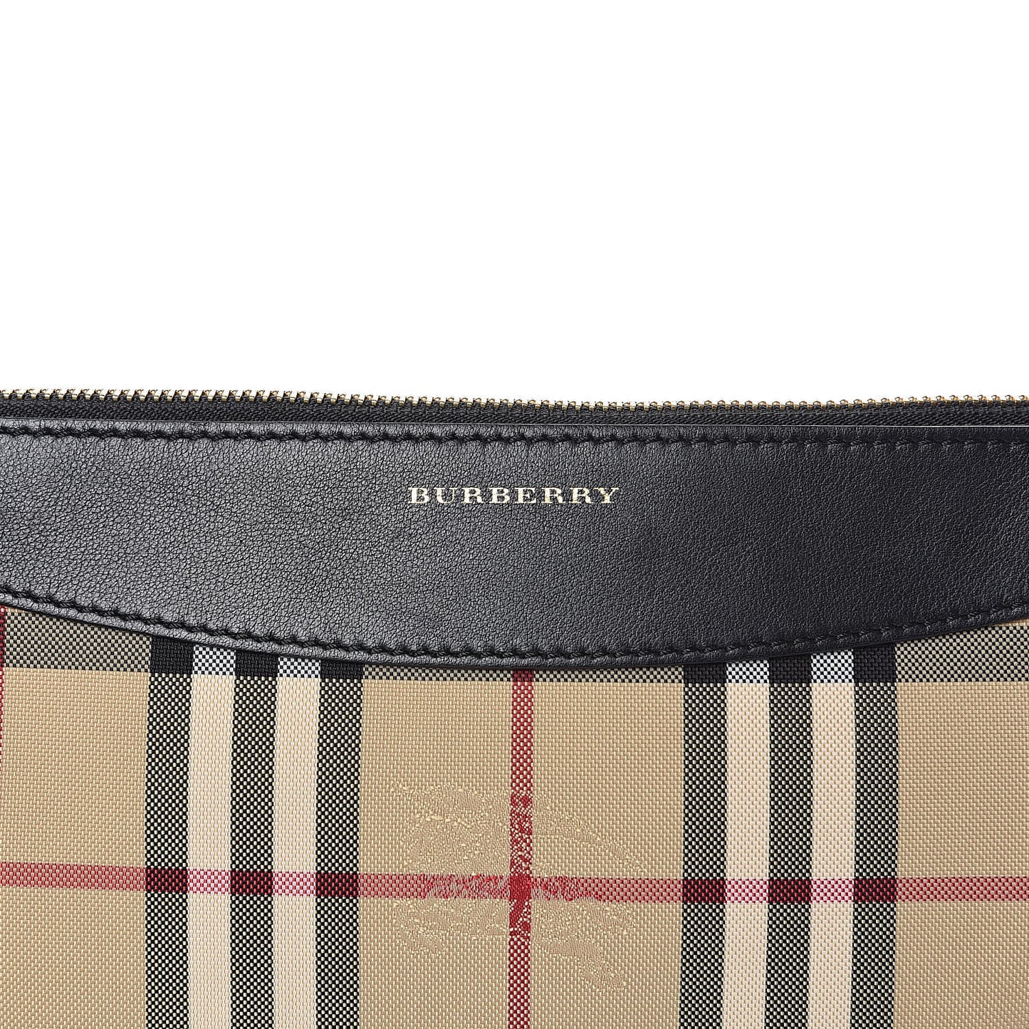 Horseferry Check Peyton Crossbody Clutch Bag Black