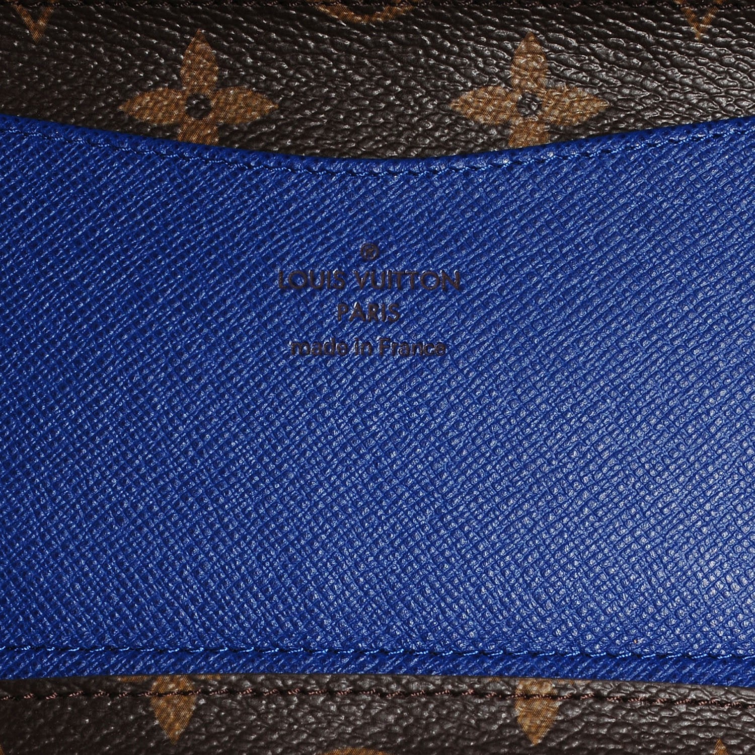 Louis Vuitton Monogram Josephine Wallet Blue 6 of 8