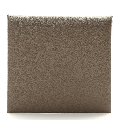 Hermes Chevre Mysore Bastia Coin Purse Etoupe 1 of 7