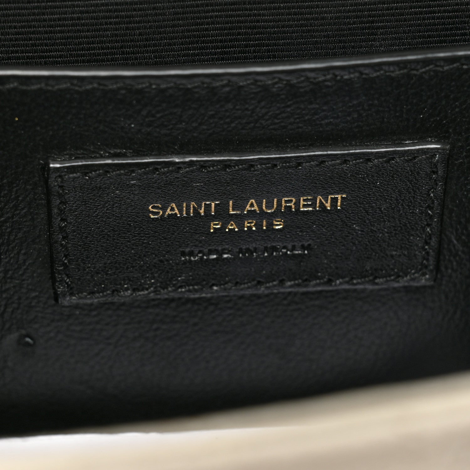 Saint Laurent Grain De Poudre Textured Mixed Matelasse Medium Triquilt Monogram Satchel Crema Soft 5 of 16