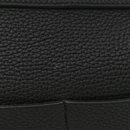 Hermes Taurillon Clemence Halzan 25 Black 11 of 12