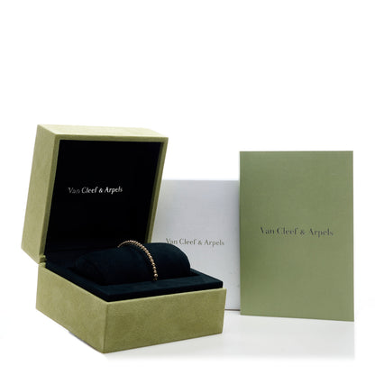 Van Cleef & Arpels 18K Rose Gold Perlee Pearls of Gold Bracelet M 4 of 4