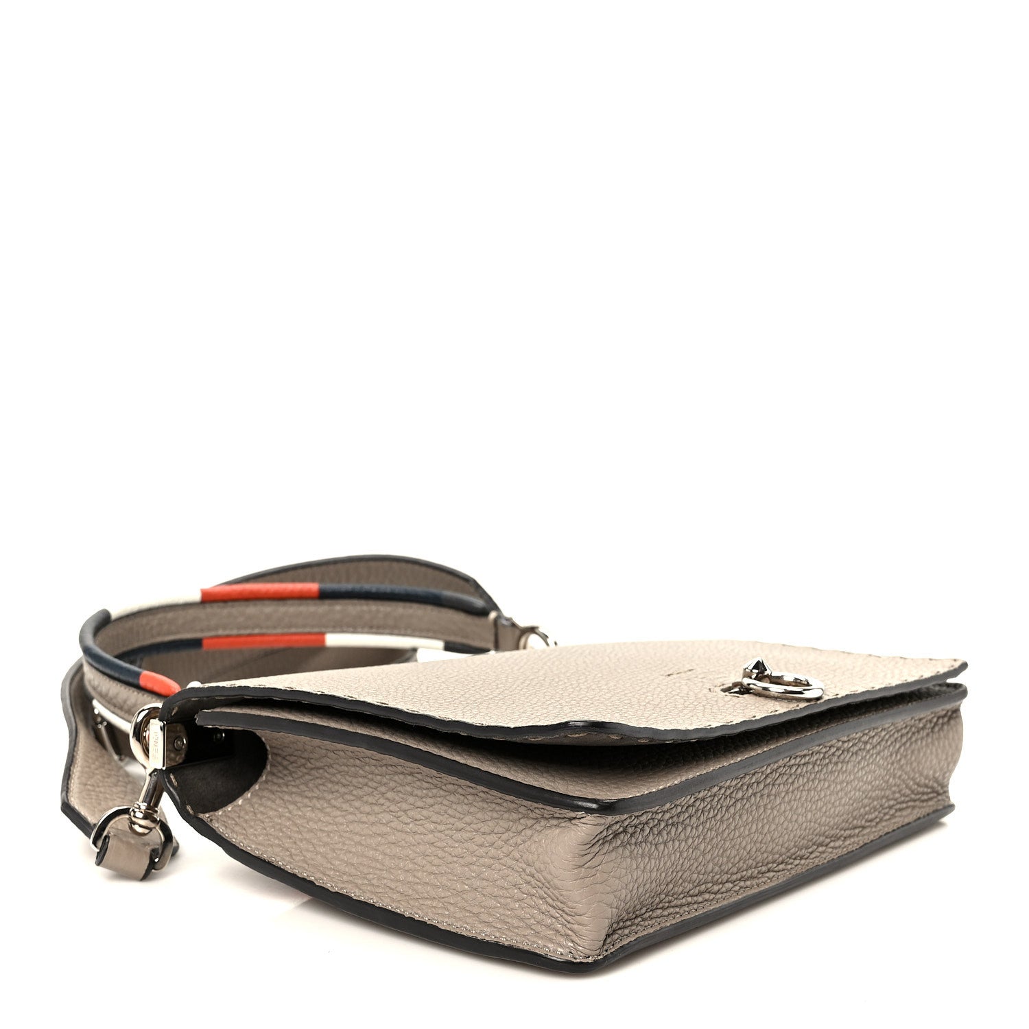 Fendi Cuoio Romano Selleria Piping Messenger Bag Corda Multicolor 3 of 9