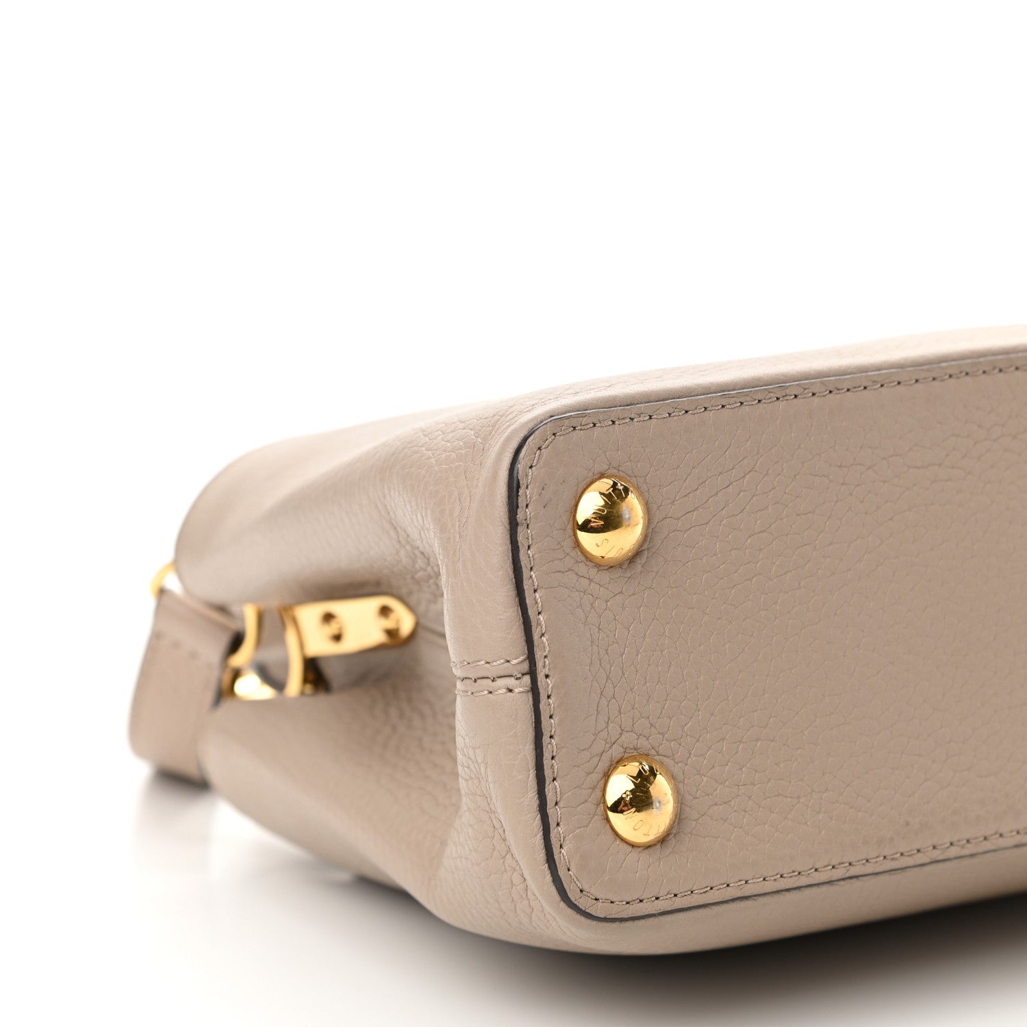 Louis Vuitton Taurillon Capucines BB Galet 8 of 12