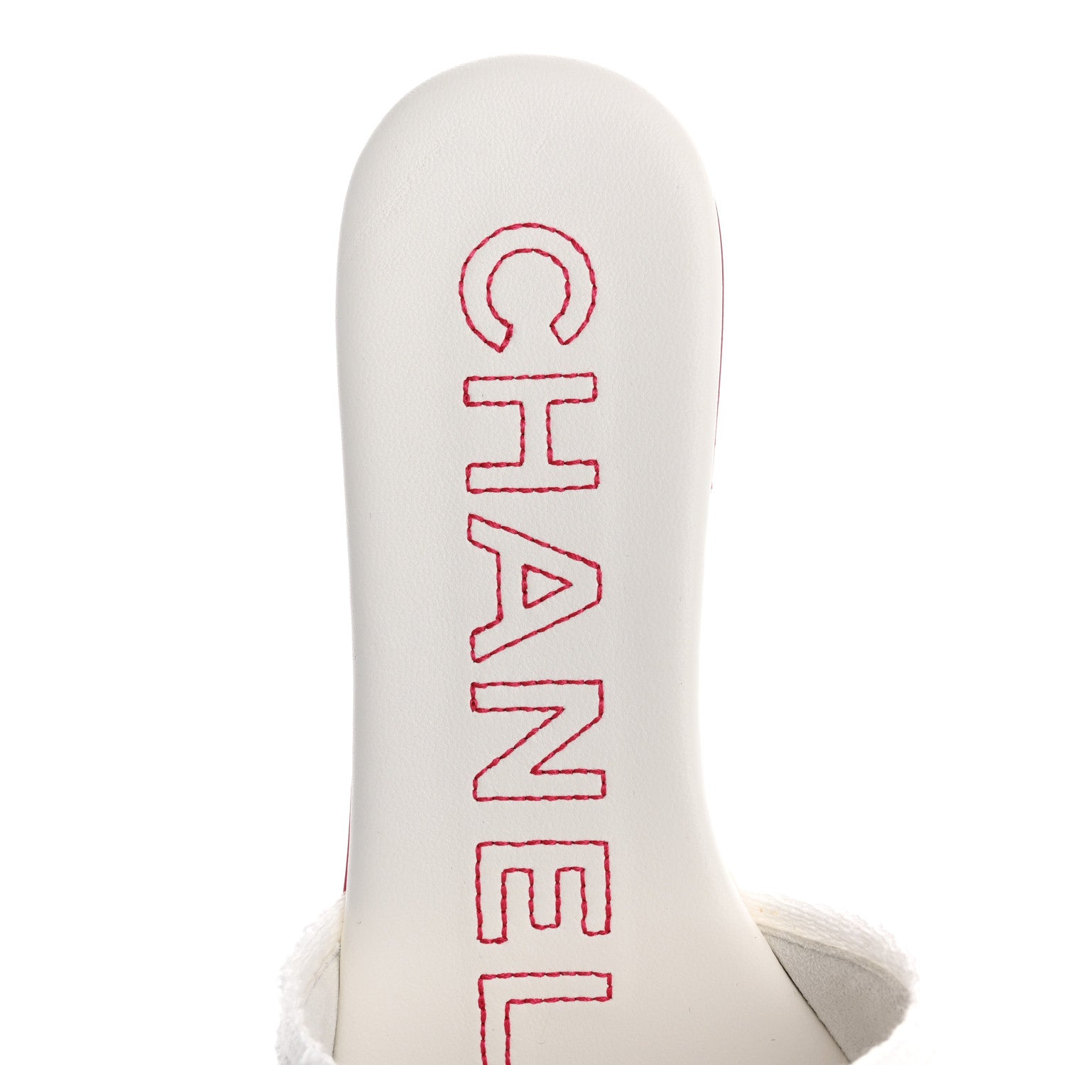 Chanel Jersey Knit CC Mules 37 White Fuchsia 1748699 – FASHIONPHILE