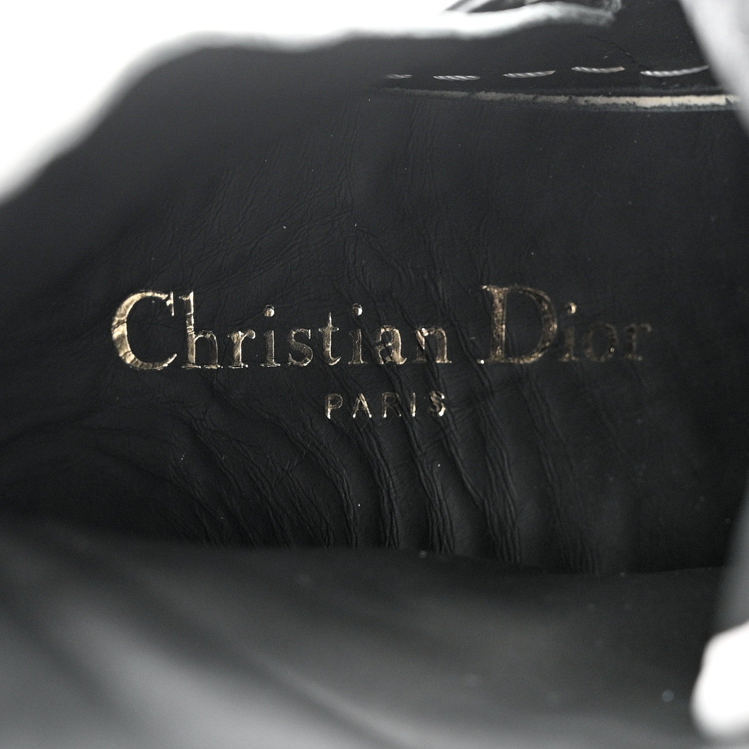 Christian Dior Technical Fabric Calfskin Womens D-Rise 35mm Tall Boots 37.5 Black White 9 of 10