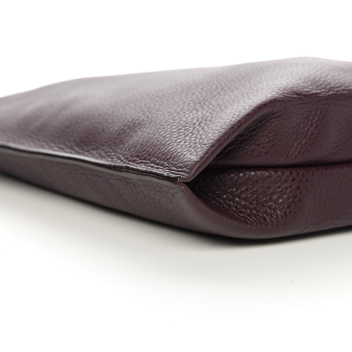 Ramskin Large Alix Padlock Zip Shoulder Bag Wine