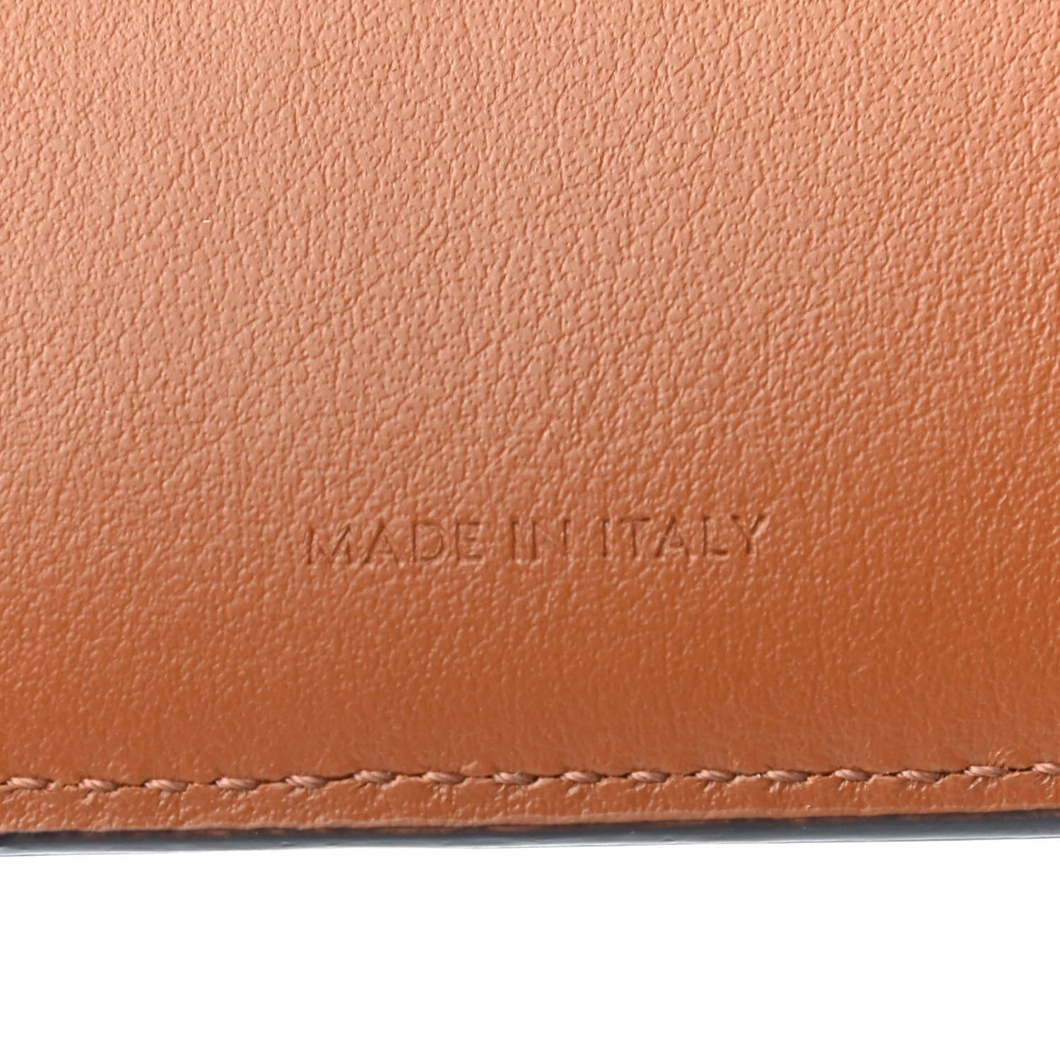 Celine Canvas Triomphe Medium Strap Wallet Tan 6 of 8