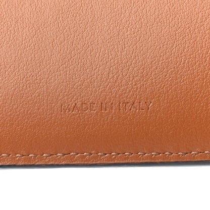 Celine Canvas Triomphe Medium Strap Wallet Tan 6 of 8