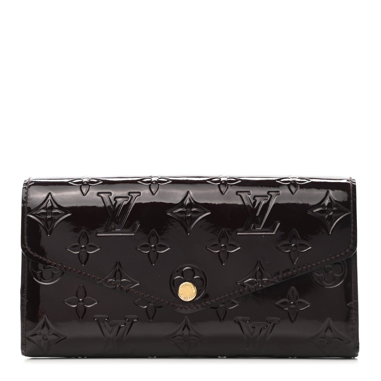 Louis Vuitton Vernis Sarah Wallet NM Amarante 1 of 6