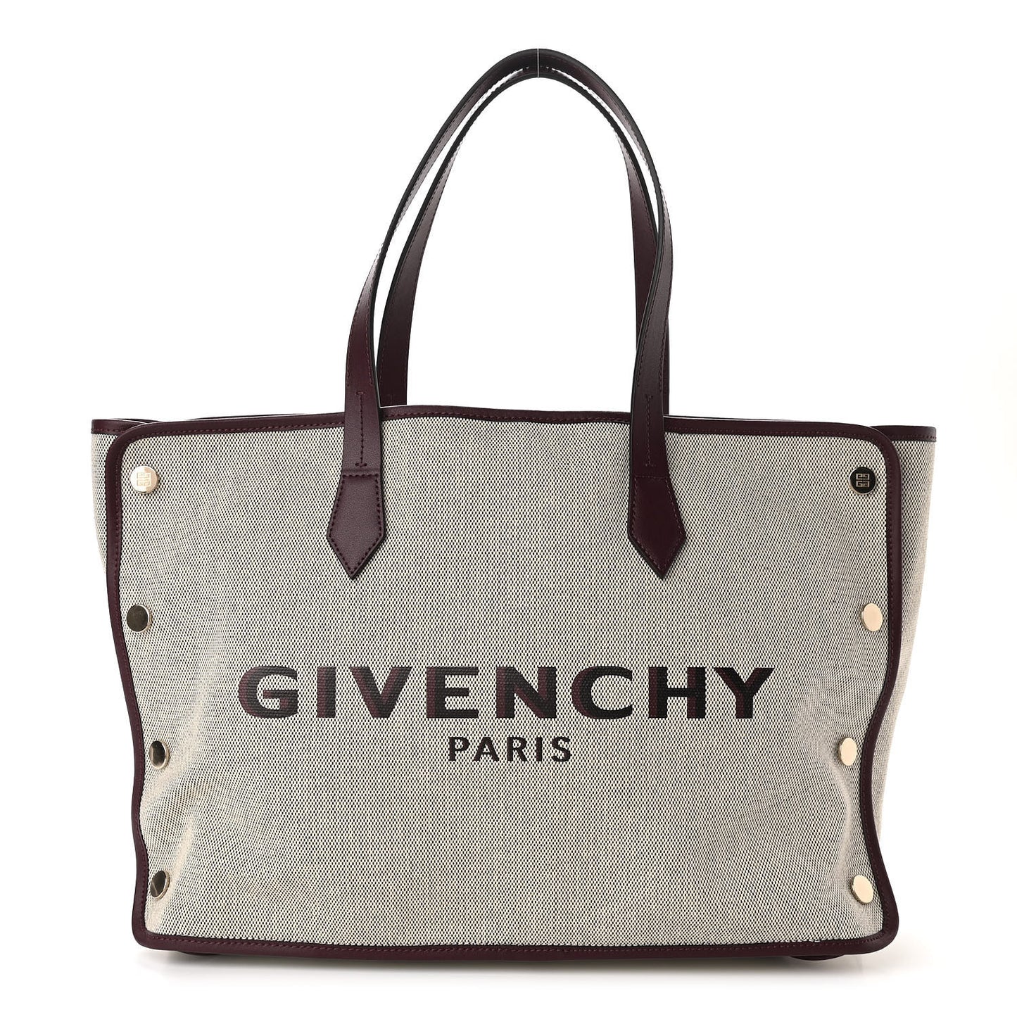Canvas Medium Bond Shopper Tote Aubergine