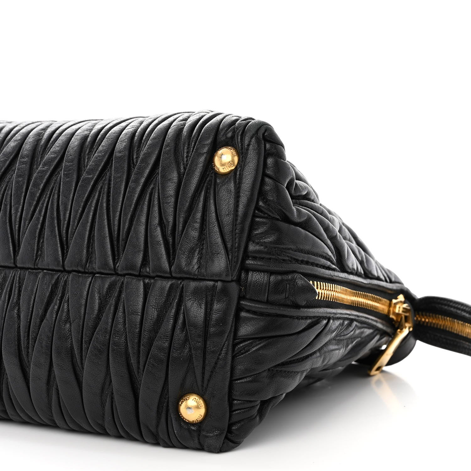 Miu Miu Nappa Matelasse Top Handle Black 11 of 18