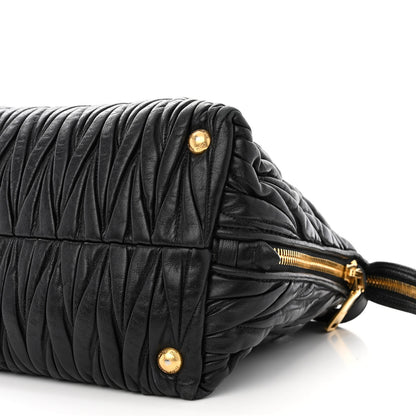 Miu Miu Nappa Matelasse Top Handle Black 11 of 18