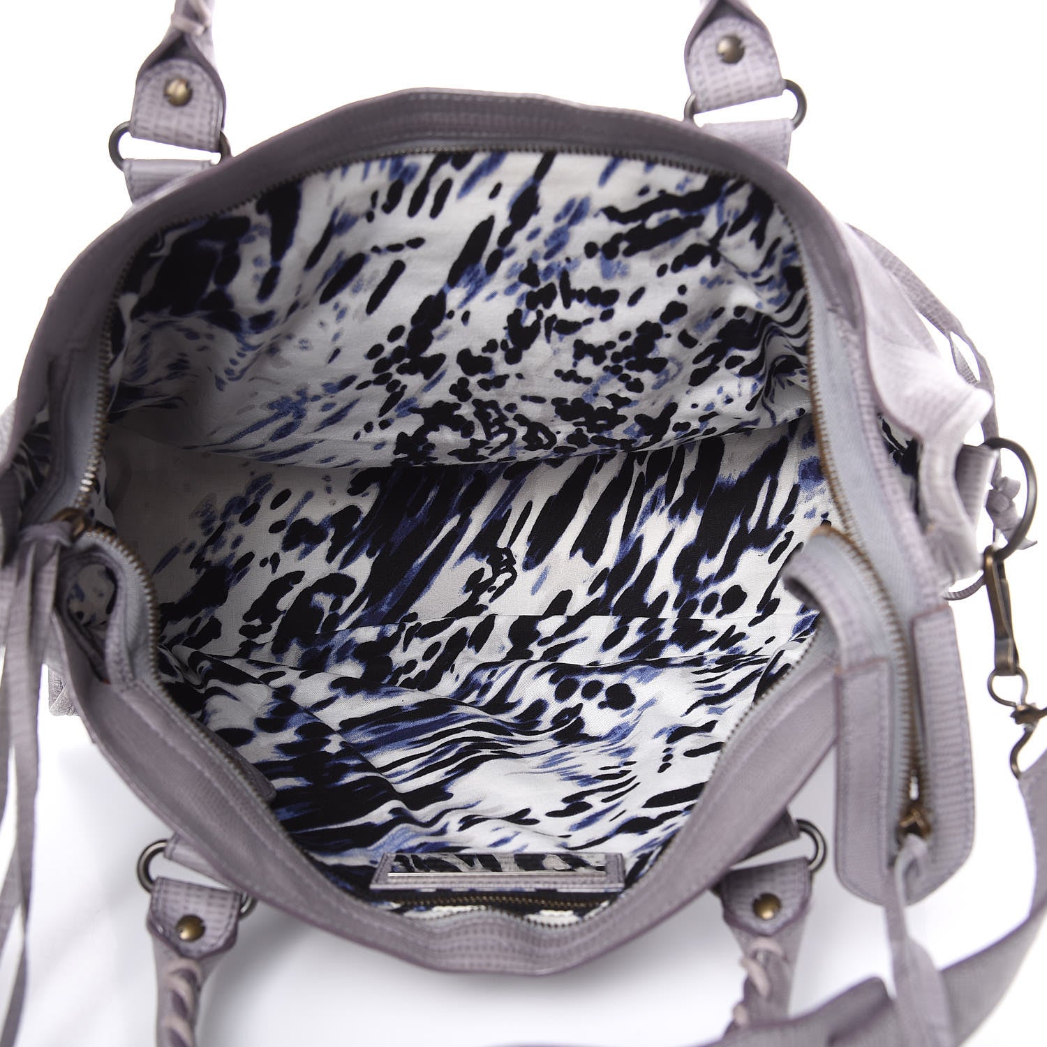 Balenciaga Agneau Lizard Embossed City Fer 5 of 12
