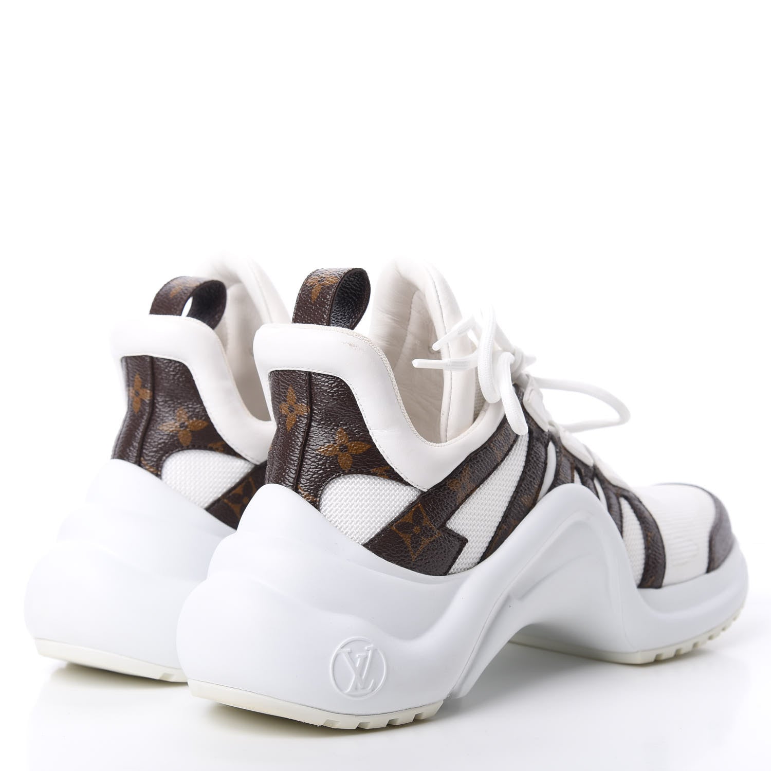 Louis Vuitton Patent Monogram LV Archlight Sneakers 39.5 White 4 of 13