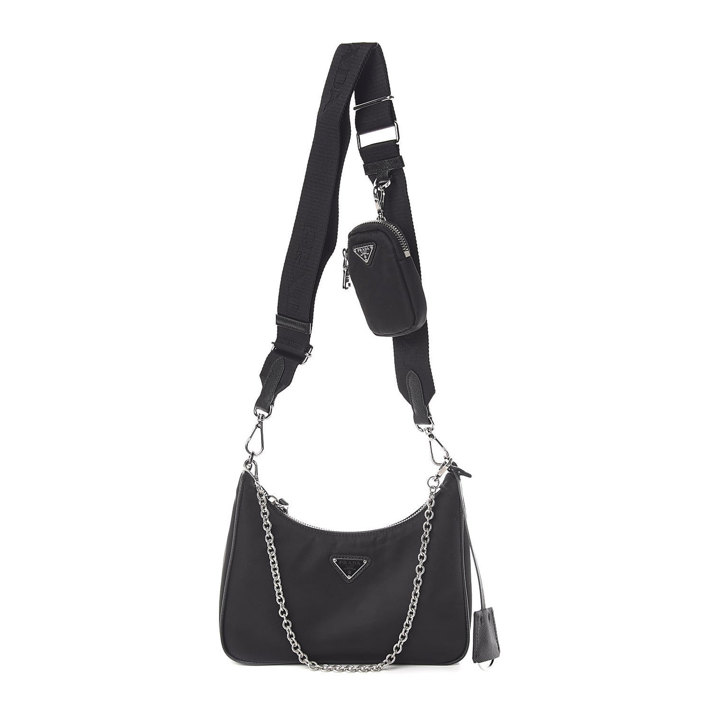 Nylon Re-Edition 2005 Shoulder Bag Black