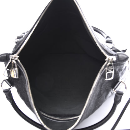 Louis Vuitton Monogram Lambskin Antheia Ixia MM Black 4 of 13