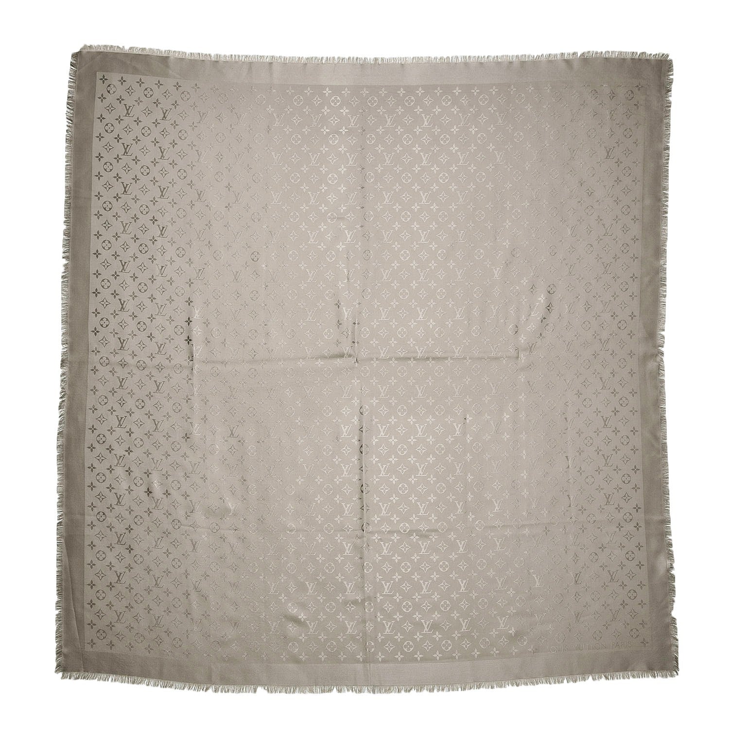 Louis Vuitton Silk Wool Monogram Shawl Verone 1 of 5