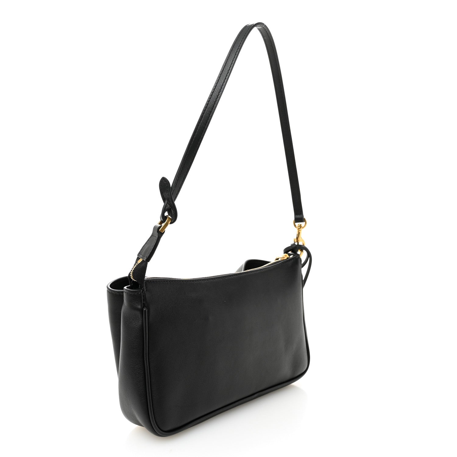Balenciaga Natural Smooth Calfskin Rodeo Sling Pochette Black 3 of 10