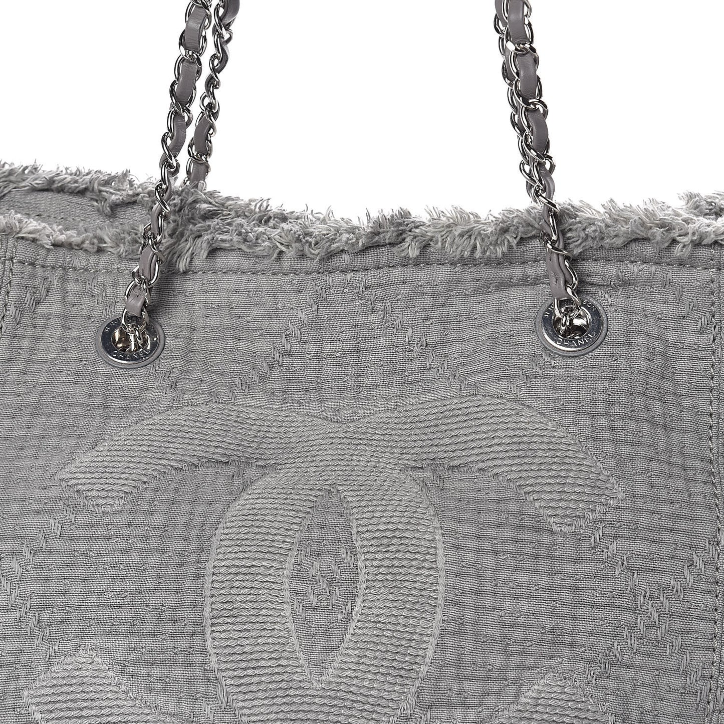 Canvas Small Double Face Tote Gray