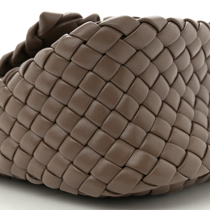 Bottega Veneta Nappa Intreccio Mini Cobble Shoulder Bag Taupe Grey 8 of 9