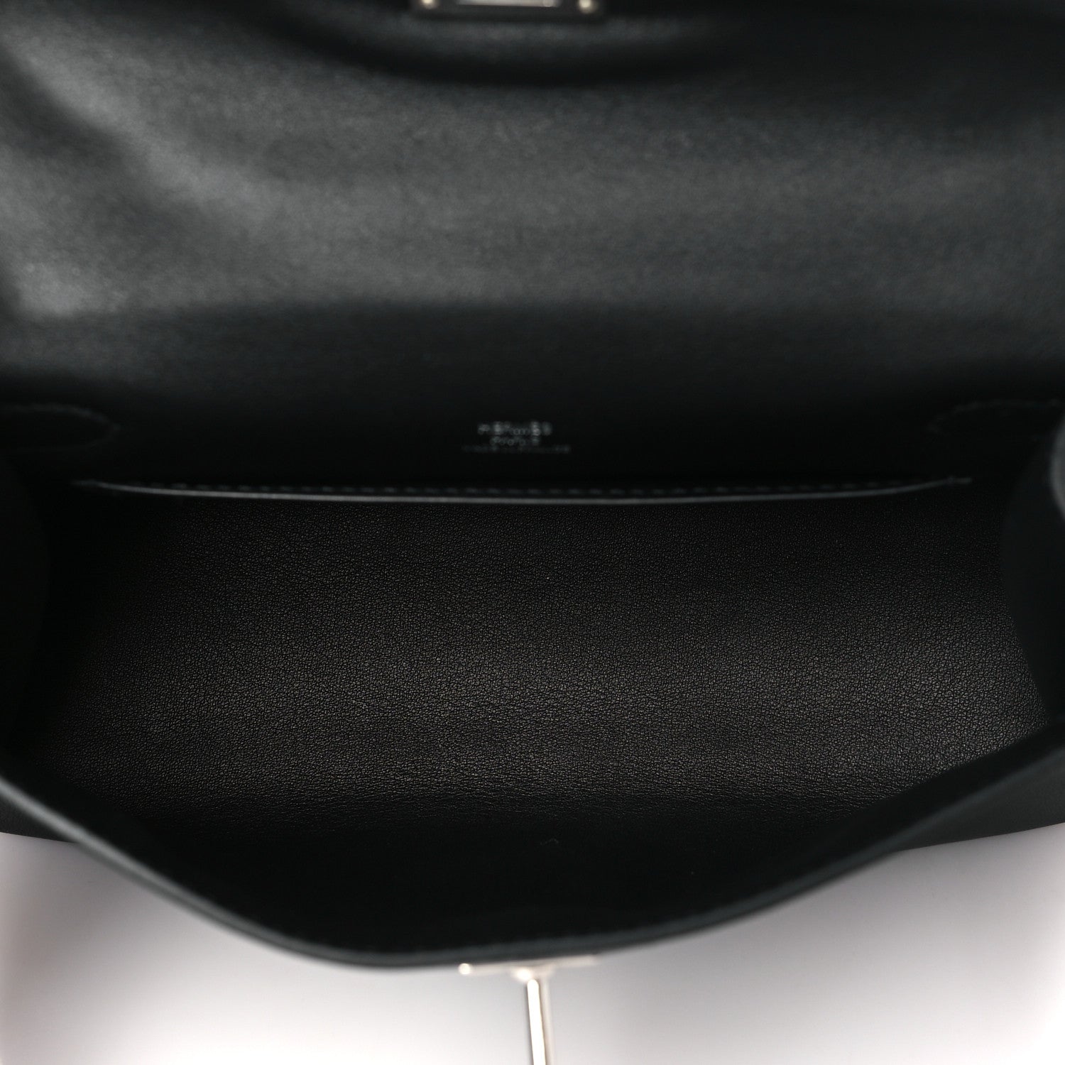 Hermes Swift Kelly Pochette Clutch Black 5 of 11
