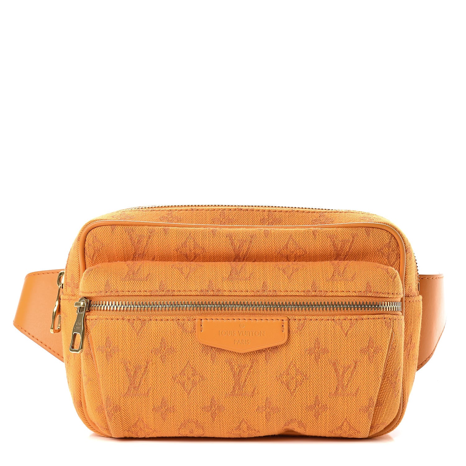 Louis Vuitton Denim Monogram Outdoor Bumbag Ocre 1 of 11