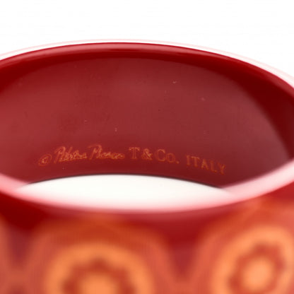 Tiffany Resin Paloma Picasso Zellige Bangle Bracelet Red 4 of 4