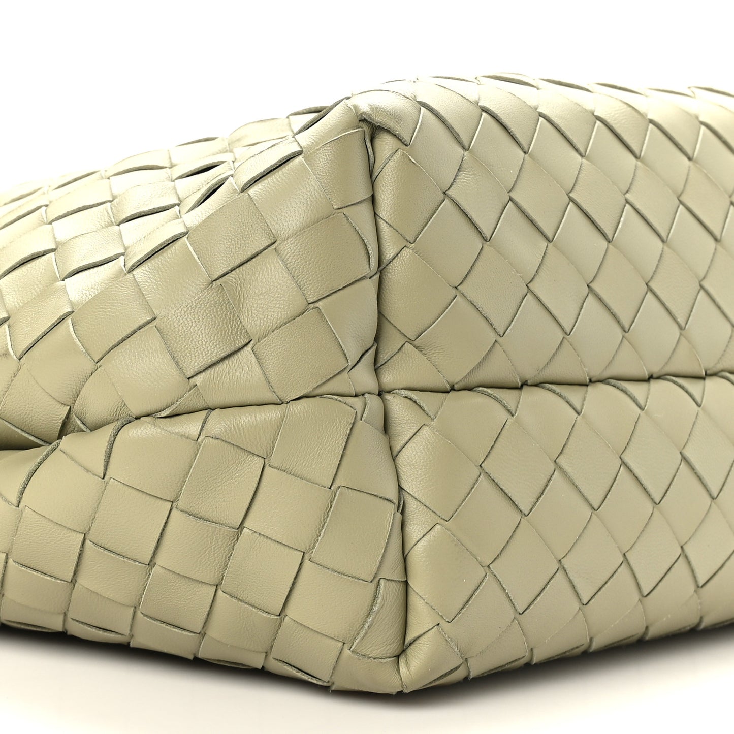 Nappa Intrecciato Large Sardine Bag Travertine