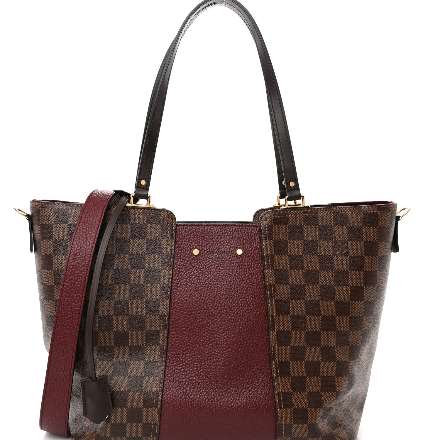 Louis Vuitton Damier Ebene Taurillon Jersey Bordeaux 8 of 14