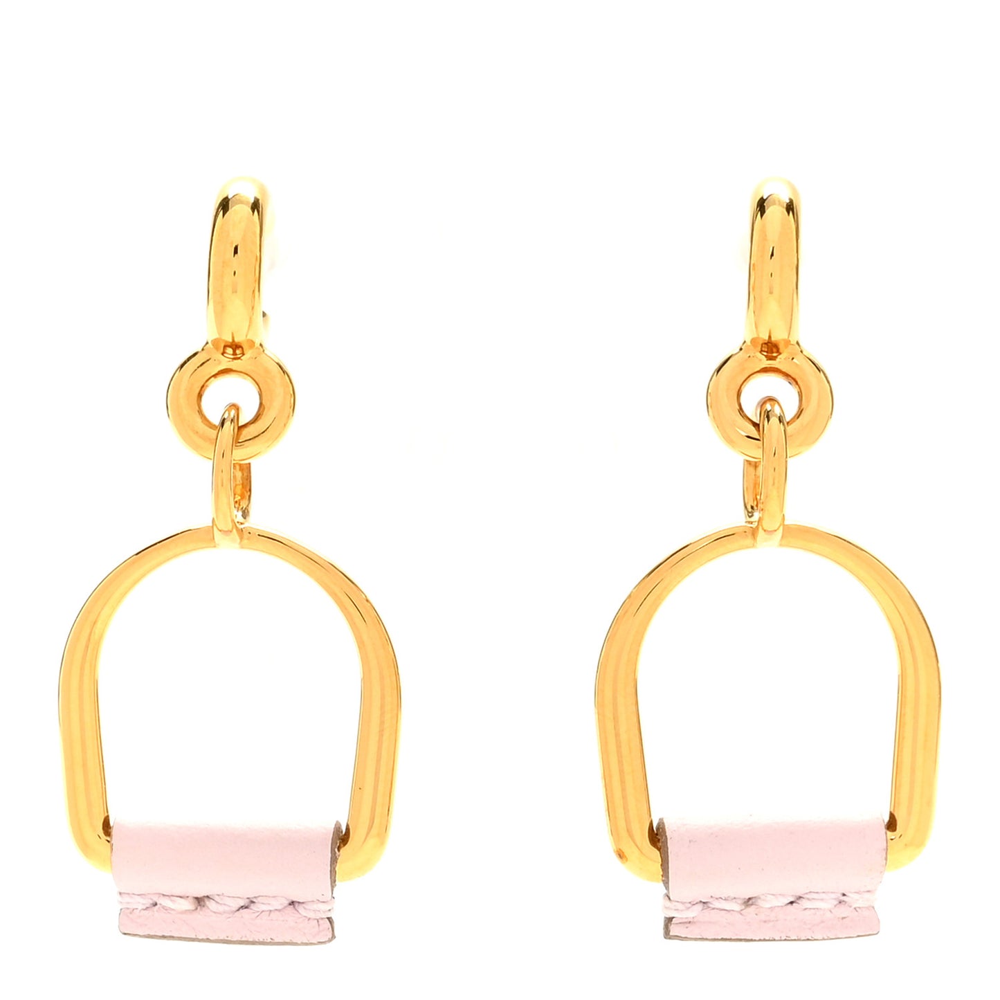 Swift Small Heritage Equestre Etrier Earrings Mauve Pale