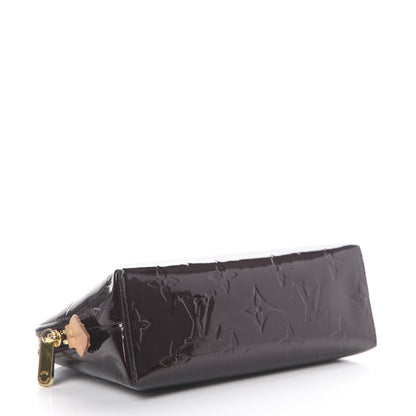 Louis Vuitton Vernis Cosmetic Pouch Amarante 3 of 9