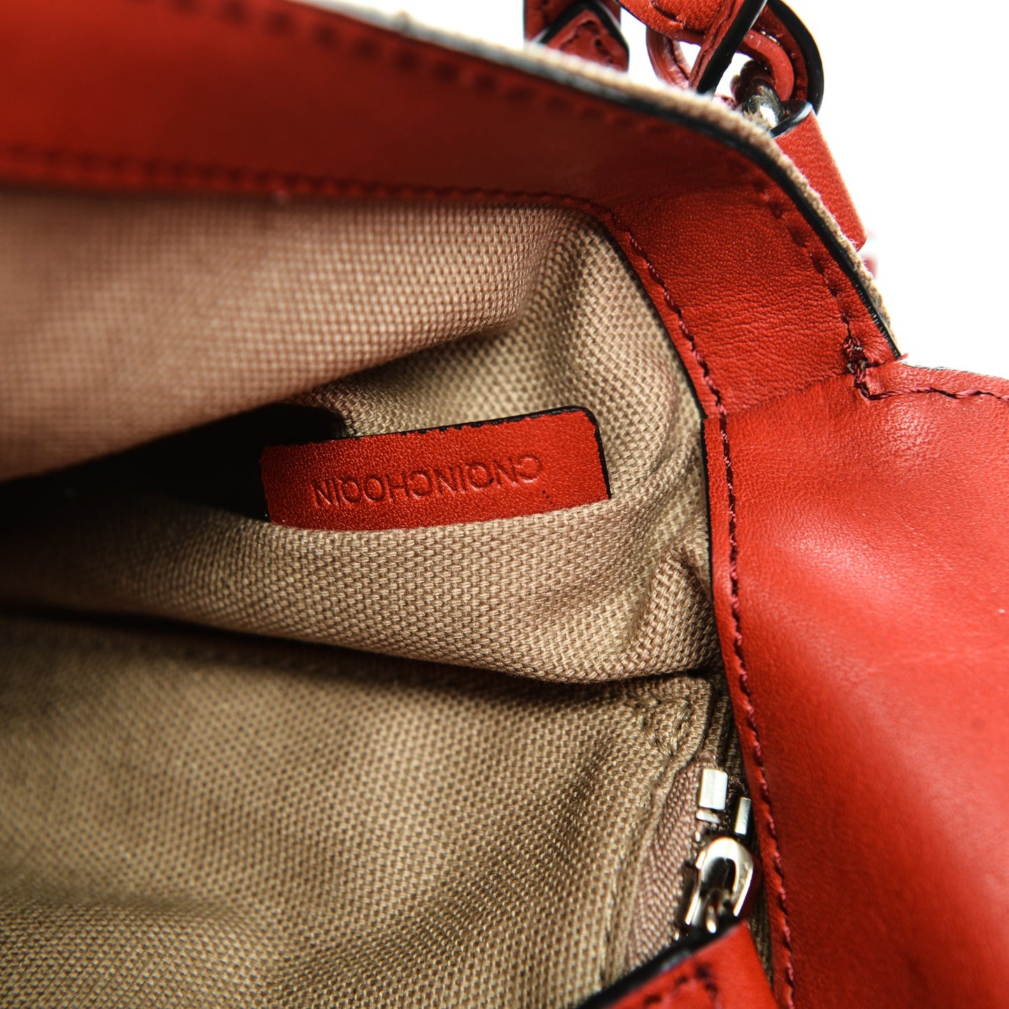Canvas House Check Small Henham Crossbody Red