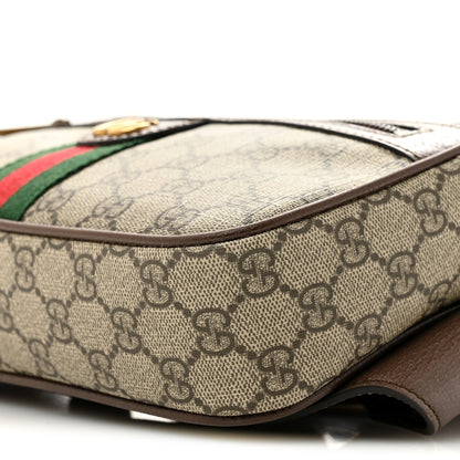 Gucci Soft GG Supreme Monogram Medium Ophidia Belt Bag Dark Brown 10 of 10